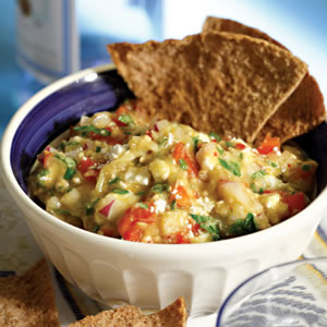 Roasted Eggplant & Feta Dip