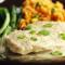 Chicken Breasts with Green Chile-Almond Cream Sauce
