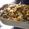 Cornbread Stuffing with Brussels Sprouts & Squash