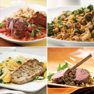 500 Calorie Dinners: Pork & Lamb
