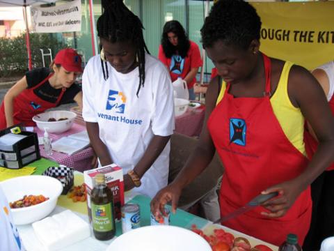 cooking with kids
